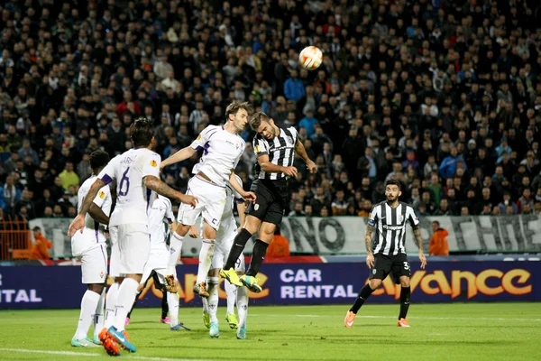 PAOK VS FIORENTINA UEFA EUROPA LEAGUE — Stock Photo, Image