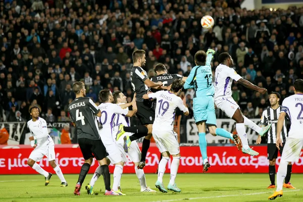 PAOK Vs Fiorentina Uefa Europa League —  Fotos de Stock