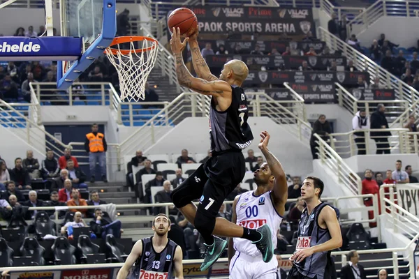 PAOK THESSALONIKI vs BUDUCNOST VOLI PODGORICA EUROCUP GAME — Stock Photo, Image