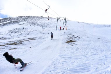 Kayakçı Yunanistan Kaimaktsalan Kayak Merkezi'nde kar keyfini çıkarın. Rec