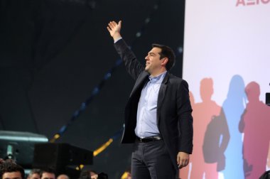 Radikal sol (Syri koalisyon lideri Alexis Tsipras
