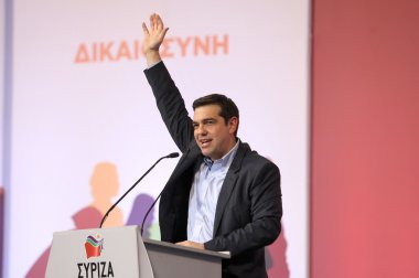 Radikal sol (Syri koalisyon lideri Alexis Tsipras