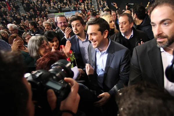 Alexis Tsipras leader de la Coalition de la gauche radicale (SYRI) — Photo