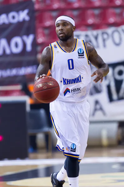 PAOK THESSALONIKI vs KHIMKI EUROCUP GAME — Stock Photo, Image