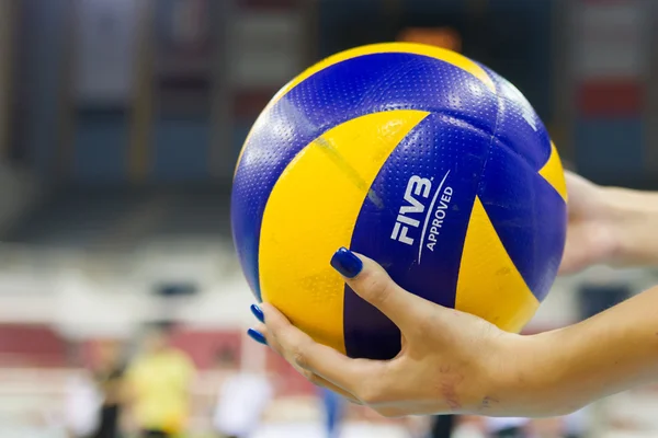 Paok aris griechischer volleyball liga — Stockfoto