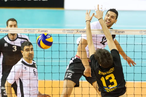 PAOK ARIS GREEK VOLLEY LEBIH — Stok Foto