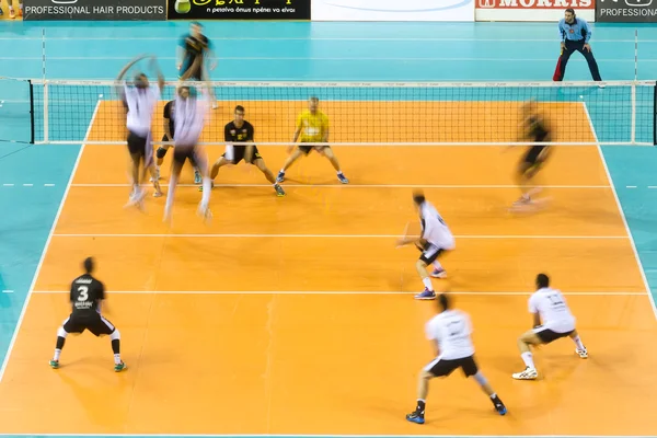 Liga de voley griego PAOK Aris — Foto de Stock