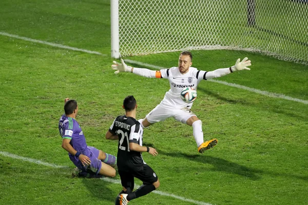 PAOK Vs Panathinaikos griego Superleague —  Fotos de Stock