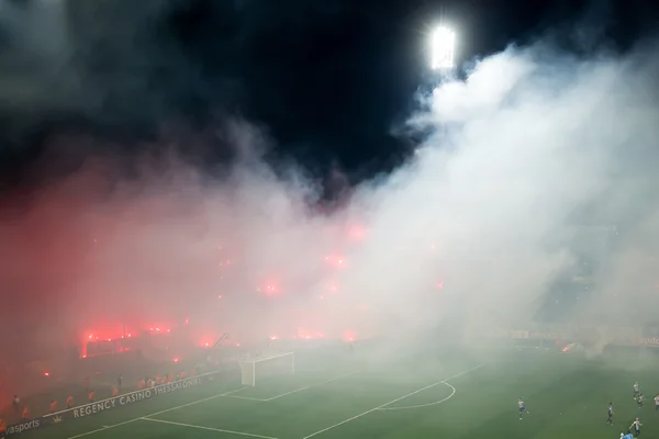 PAOK rakip Olympiakos Yunan Superleague — Stok fotoğraf