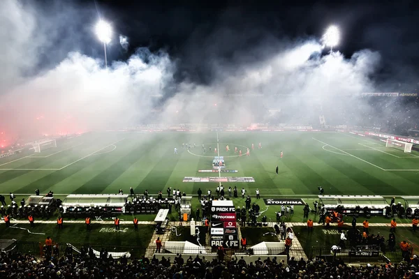 PAOK rakip Olympiakos Yunan Superleague — Stok fotoğraf