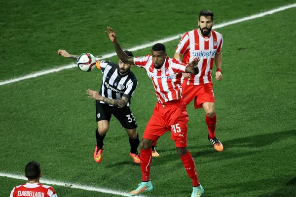 PAOK Vs Olympiacos FC Superliga griega —  Fotos de Stock