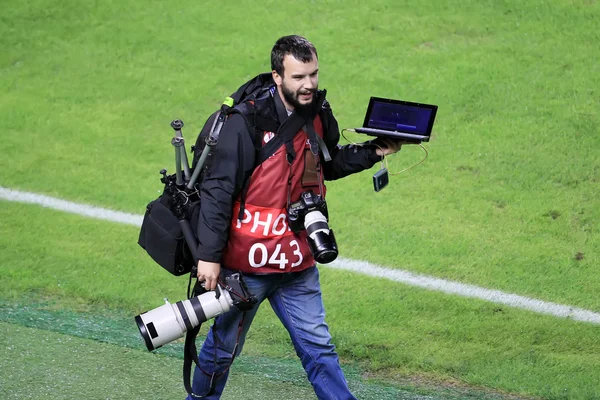 PAOK rakip Olympiakos Yunan Superleague — Stok fotoğraf