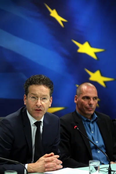 Dutch Finance Minister and Eurogroup President Jeroen Dijsselblo — Stock Photo, Image