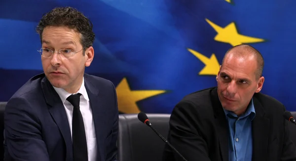 Dutch Finance Minister and Eurogroup President Jeroen Dijsselblo — Stock Photo, Image