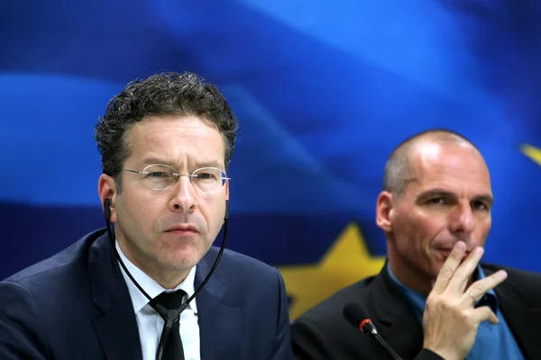 Dutch Finance Minister and Eurogroup President Jeroen Dijsselblo — Stock Photo, Image