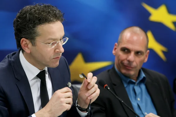 Dutch Finance Minister and Eurogroup President Jeroen Dijsselblo — Stock Photo, Image