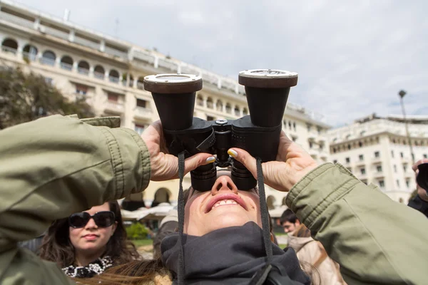 PARTIAL SOLAR ECLIPSE OVER GREECE — Stock Photo, Image