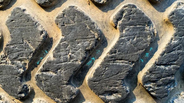 Close up of tire tread — Stock Photo, Image