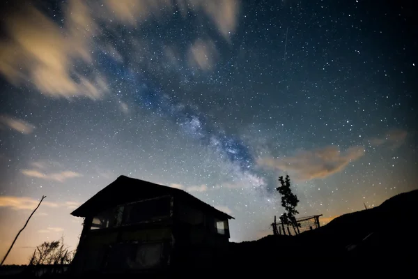 Die Milchstraße von Kerkini in Nordgriechenland — Stockfoto