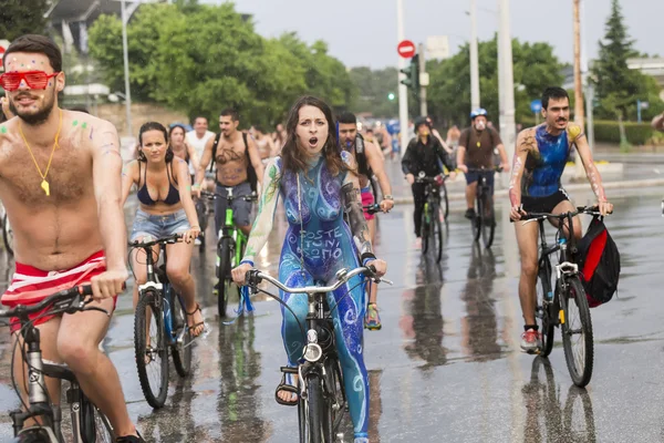 세계 알몸 자전거 타기