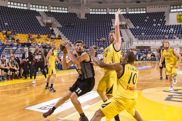 ARIS VS PAOK GREEK BASKET LEAGUE — Fotografia de Stock