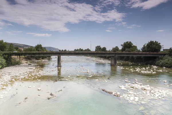 View of an Old bridge in Arta city, Epirus Greece. — Stock Photo, Image