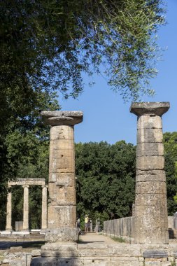 Philippeion Olympia, Yunanistan, antik kalıntıları. Archaeo