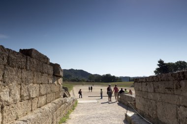 Philippeion Olympia, Yunanistan, antik kalıntıları. Archaeo