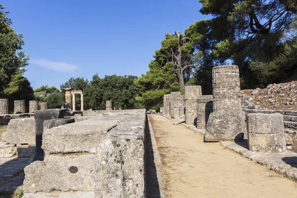 オリンピア、ギリシャのオリンピックの発祥の地. — ストック写真