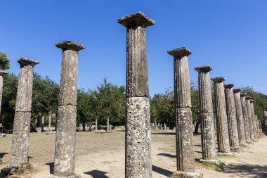 Palaestra anıtı (3 sent. İ.Ö. Olympia, Yunanistan 'da