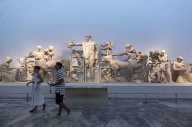 Philippeion Olympia, Yunanistan, antik kalıntıları. Archaeo