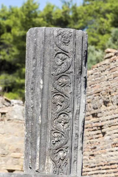 Remains at ancient Olympia archaeological site in Greece — Stock Photo, Image