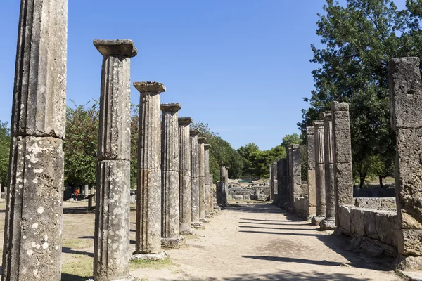 Monumento a la Palestra (siglo III. B.C.) en Olympia, Grecia —  Fotos de Stock