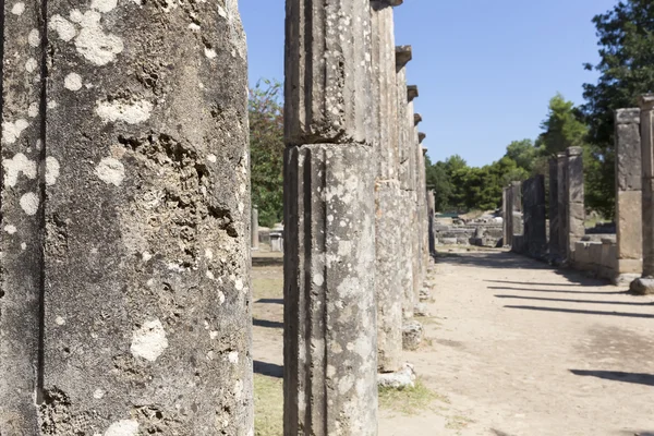 Palaestra monument (3rd cent. B.C.) in Olympia, Greece — Stock Photo, Image