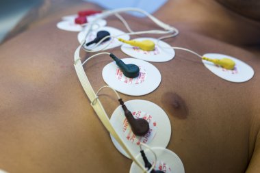 Ricardo Costa football player of PAOK while going through medica