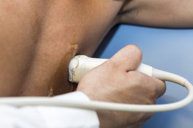 Ricardo Costa football player of PAOK while going through medica