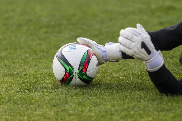 Goal Keeper of Paok with the ball in his hands during the team