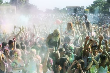 Participants at the 4th Colors day in Thessaloniki, Greece