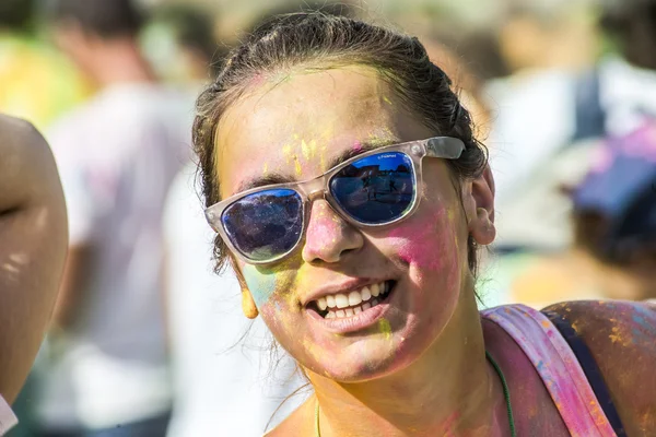 Participants at the 4th Colors day in Thessaloniki, Greece — ストック写真