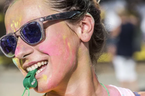 Participants at the 4th Colors day in Thessaloniki, Greece — ストック写真