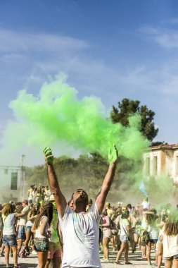 Participants at the 4th Colors day in Thessaloniki, Greece