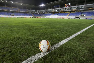 The official game ball of UEFA Europa League game between Qabala