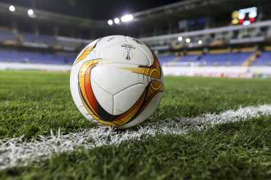 The official game ball of UEFA Europa League game between Qabala