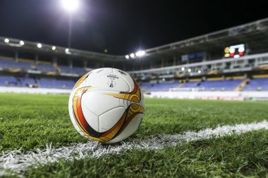 The official game ball of UEFA Europa League game between Qabala