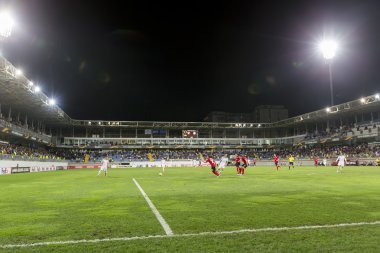 UEFA Europa League game between Qabala and PAOK, in Baku, Azerba