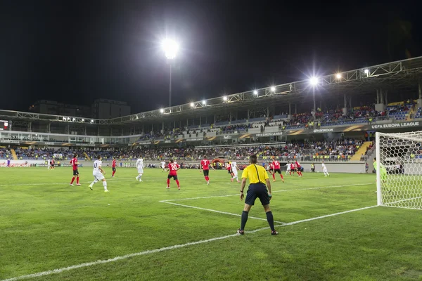 Match de l'UEFA Europa League entre Qabala et PAOK, à Bakou, Azerbaïdjan — Photo