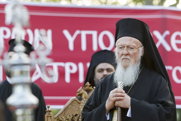 Ecumenical Patriarch Bartholomew — Stock Photo, Image