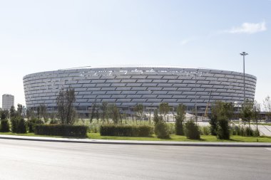 Görünümü, Bakü, Azerbaycan Bakü Ulusal Stadyumu.