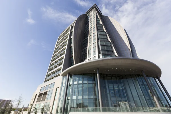 View of the architecture and buildings in Baku, in Azerbaijan. — Stock Photo, Image