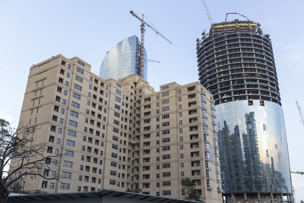Építészet és épületek Baku, Azerbajdzsán. — Stock Fotó